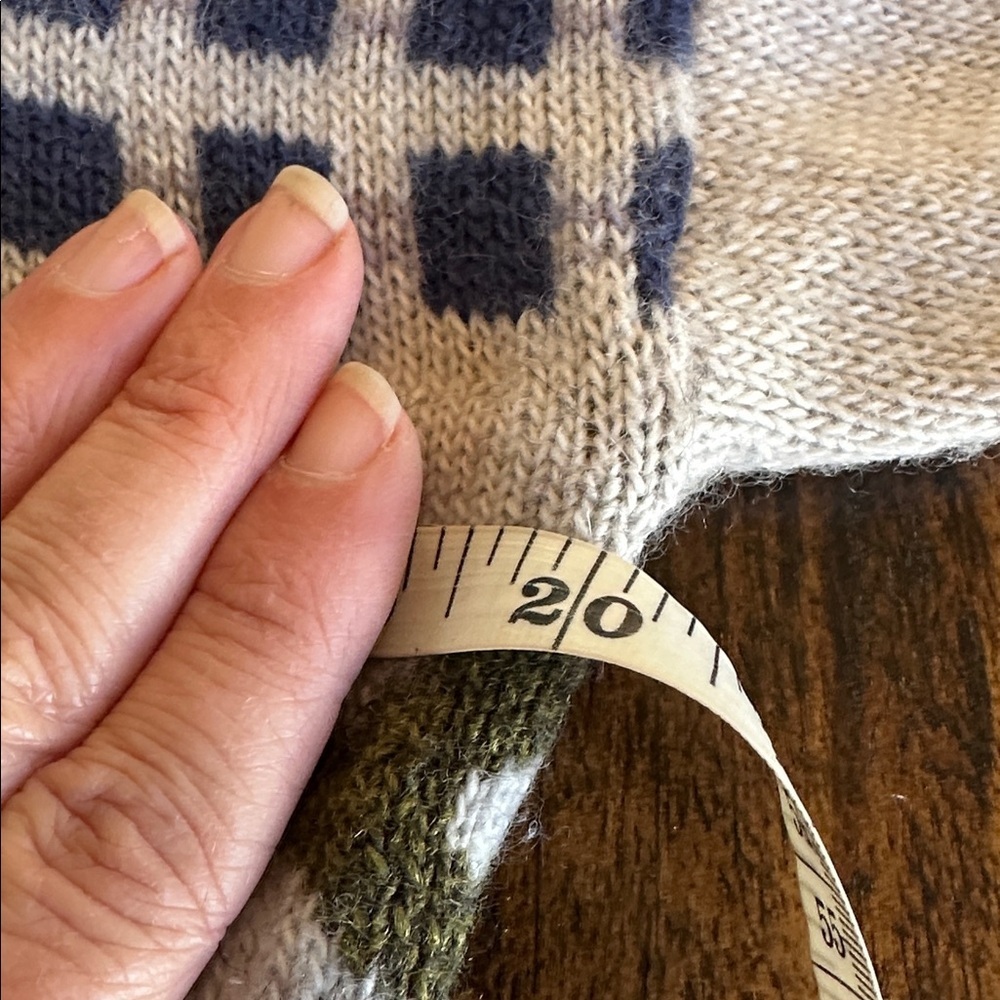 J. Crew | Wool/Mohair Blend Fairisle/Aztec Crewneck Sweater, Size S - Picture 7 of 8